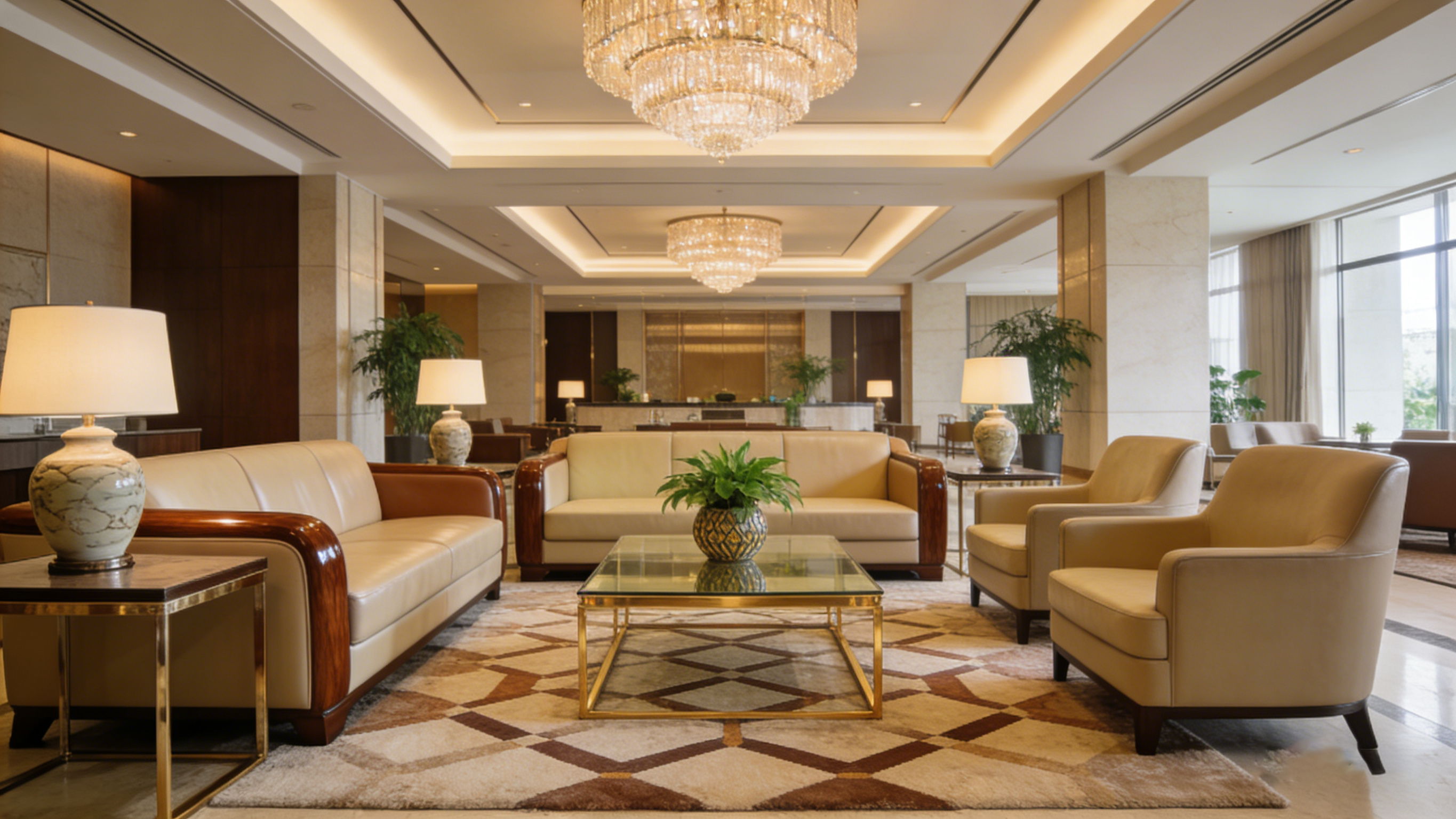 mobilier de hall d'h&ocirc;tel sur mesure (2)