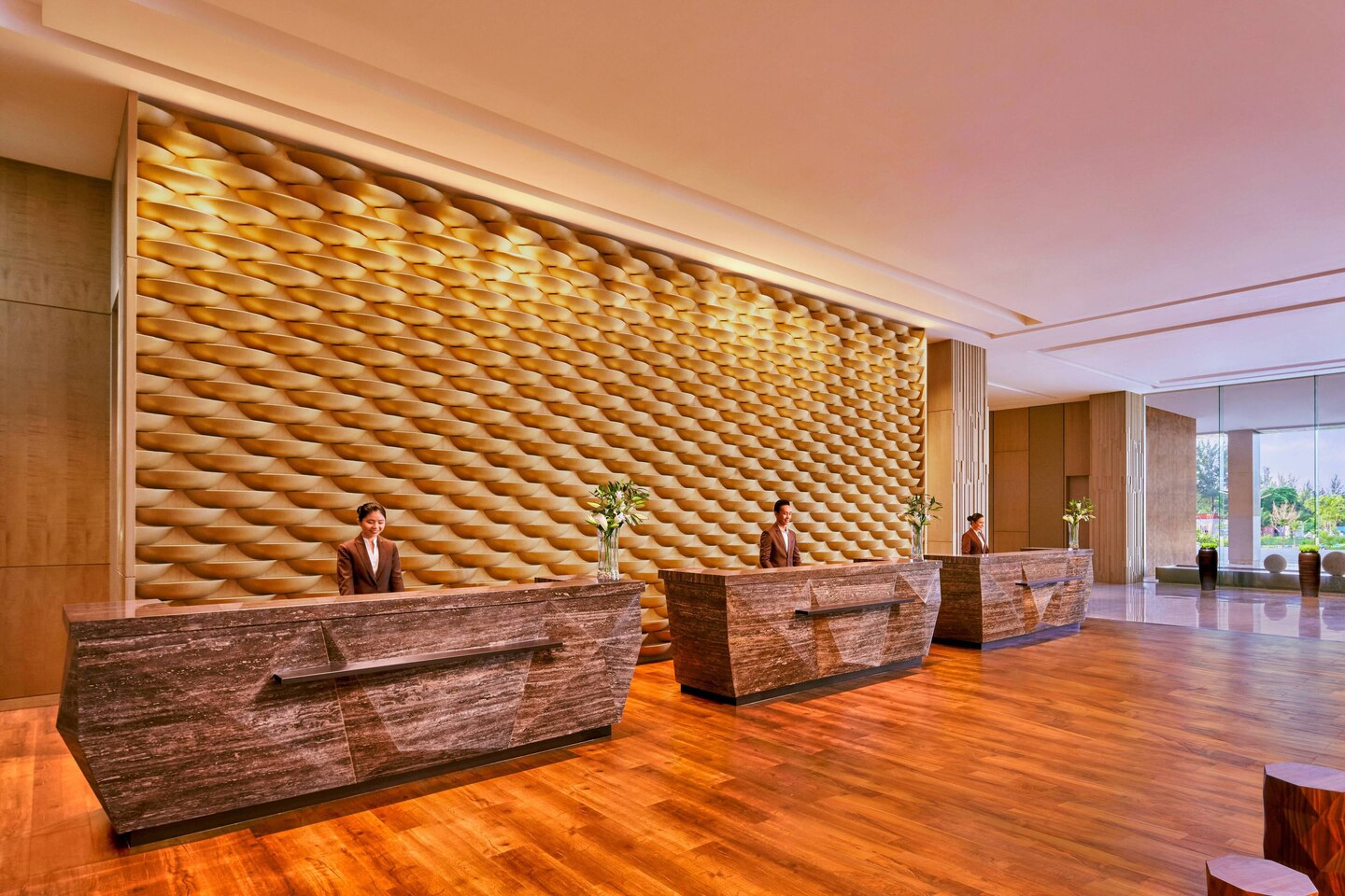 Meubles de hall de luxe de l'h&ocirc;tel