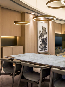 Rectangle de Seater de salle à manger de table et de chaise de dîners de meubles de luxe modernes de meubles d'hôtel de la Chine