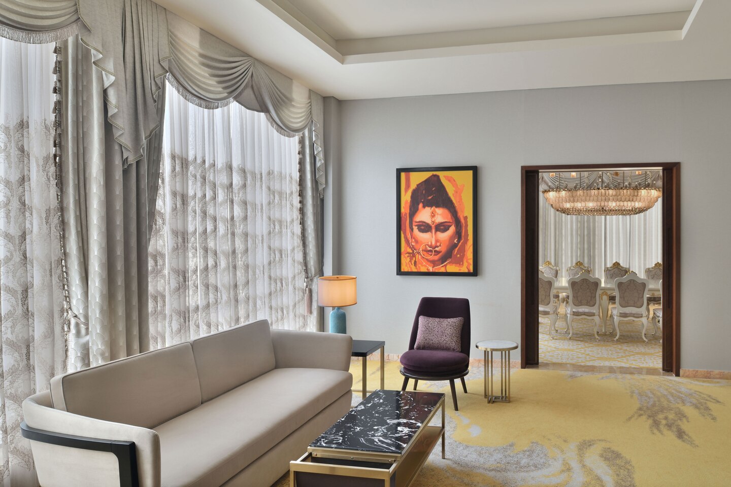 La Chine hôtel canapé de luxe moderne Cuntom Hotel Resort meubles commerciaux canapé de salon
