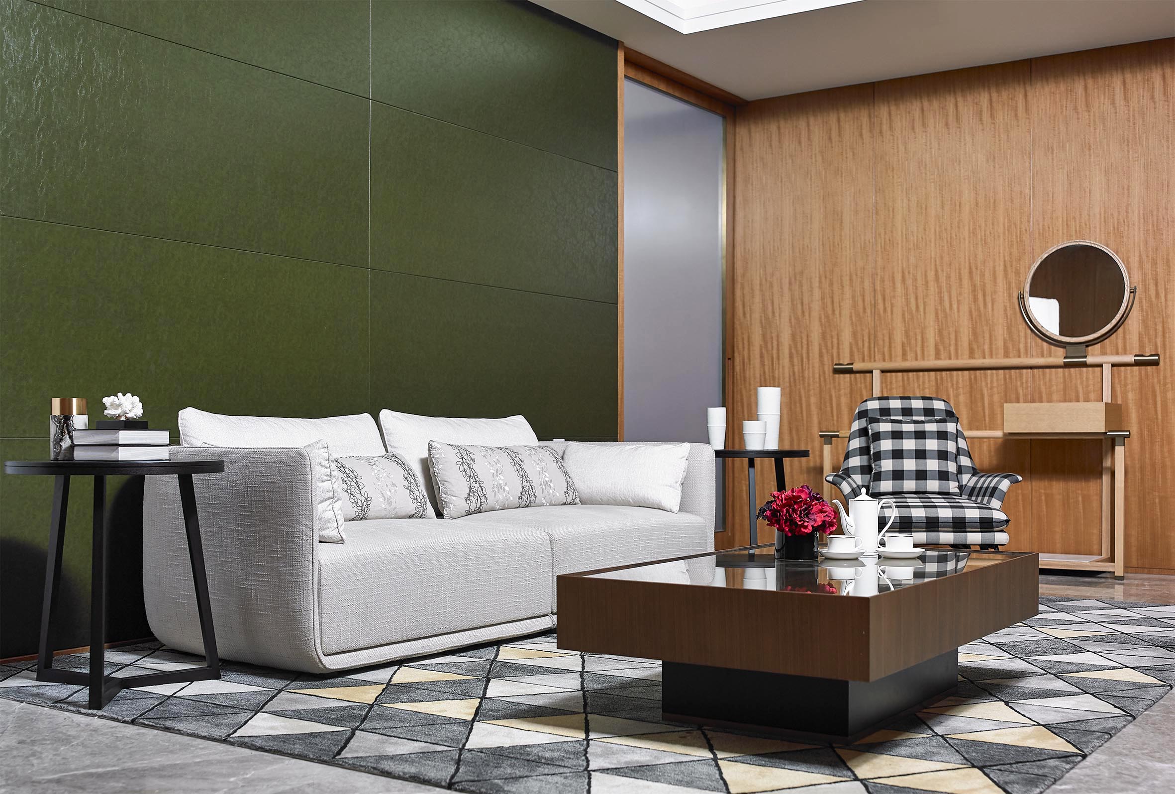 Ensemble de canapé qui peut être personnalisé avec des meubles résidentiels de salon de luxe de conception moderne