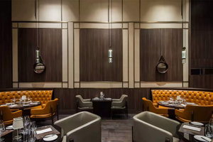 Chambre d'hôtel élégante chaise longue unique chaise de salon