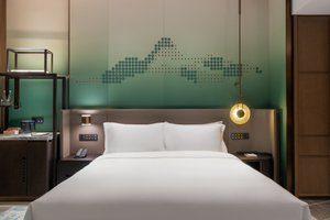 Fond De Lit D'hôtel Sheraton Émeraude De Montagne De Lushan