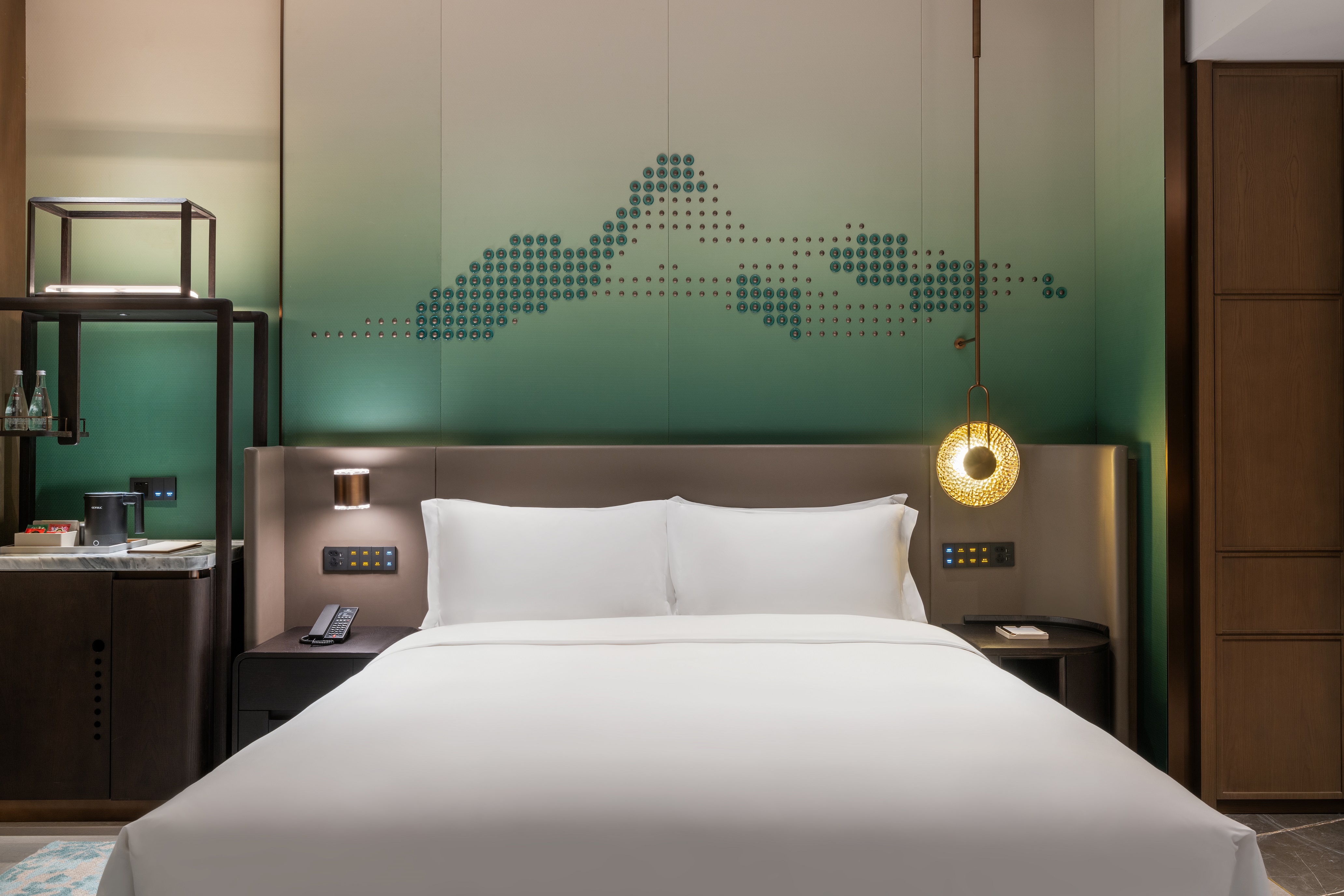 Fond De Lit D'hôtel Sheraton Émeraude De Montagne De Lushan