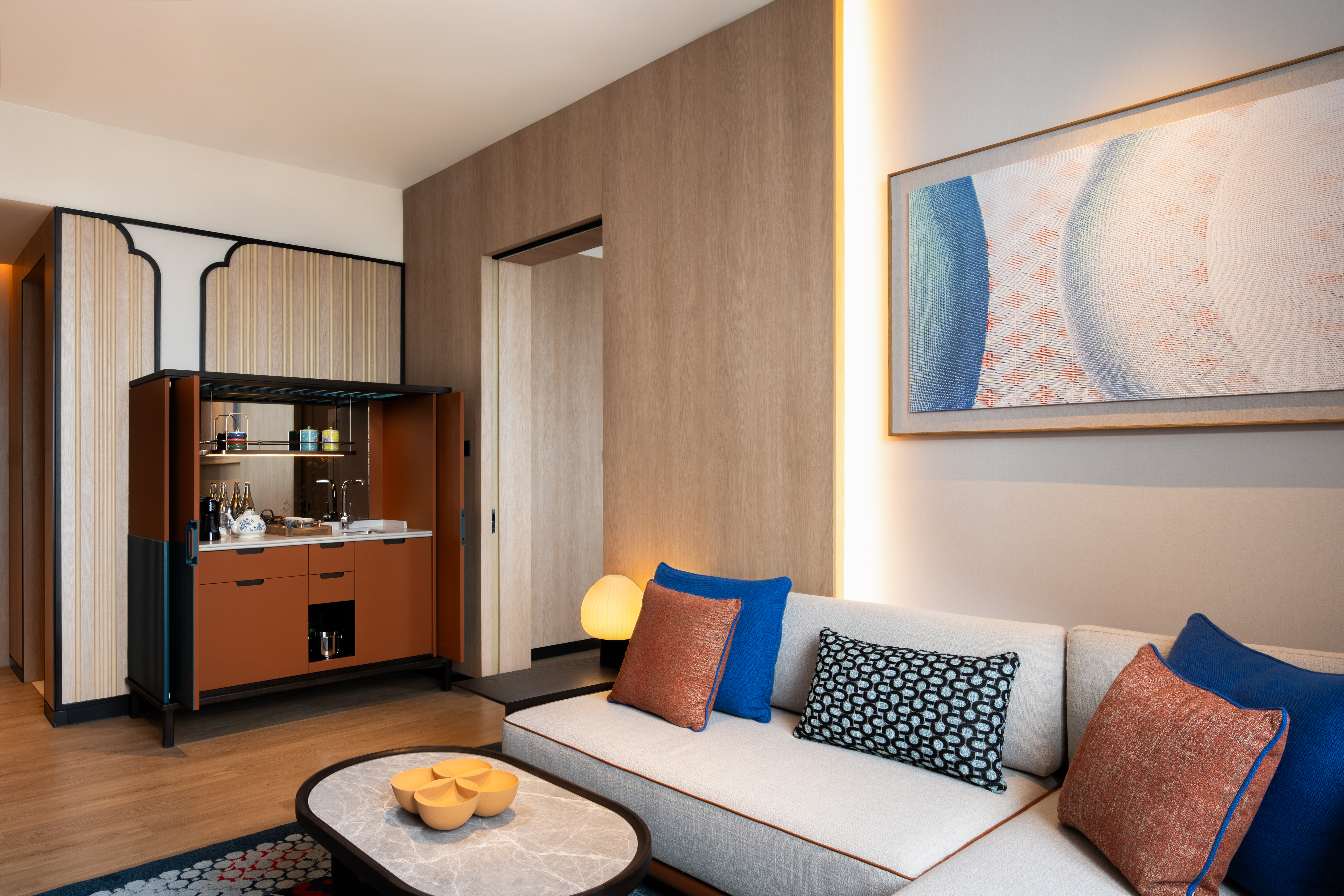 Mobilier de chambre pour The Luxury Collection Penang, Marriott, Malaisie